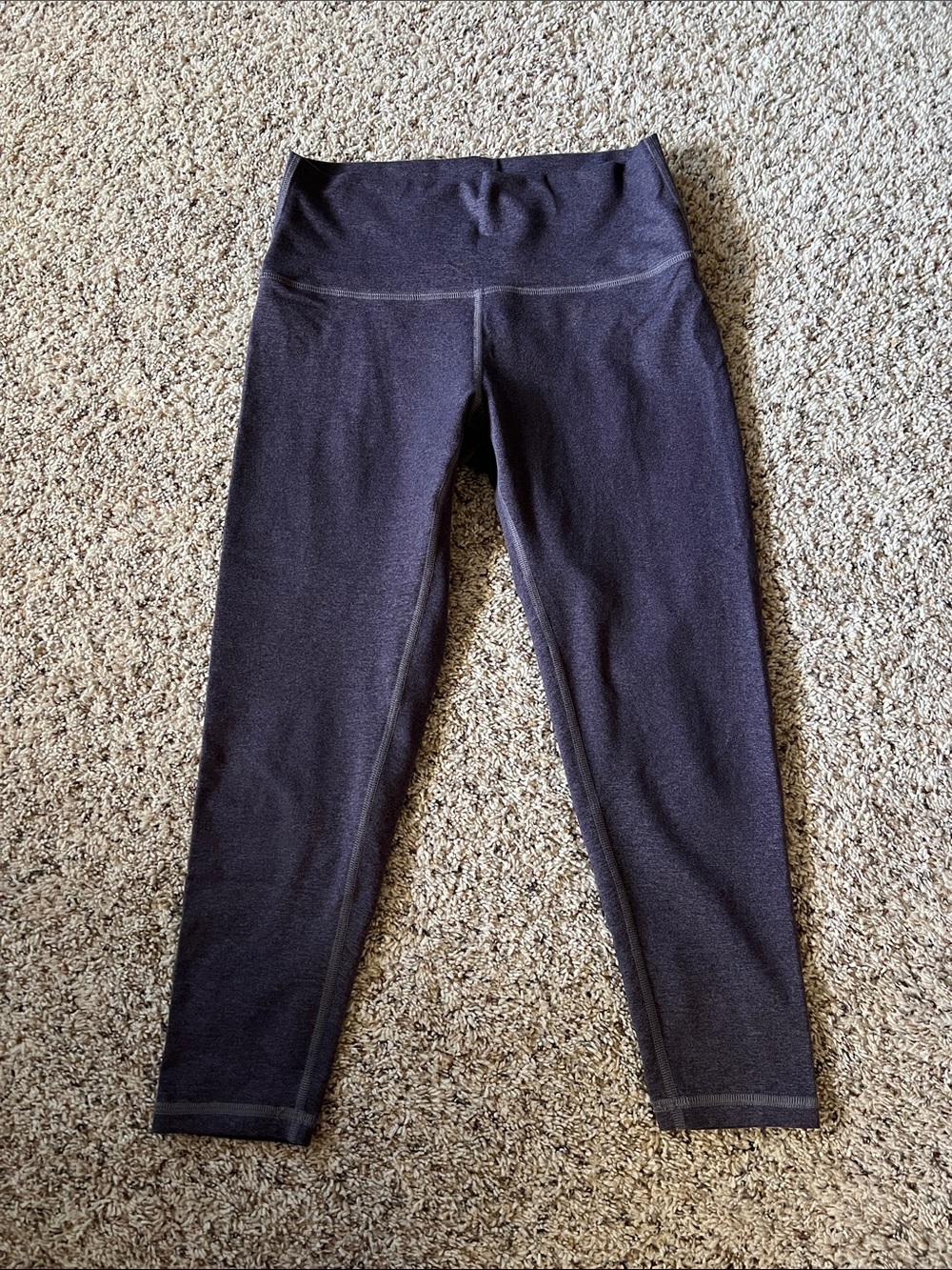 High-Waist heather purple Active Leggings
